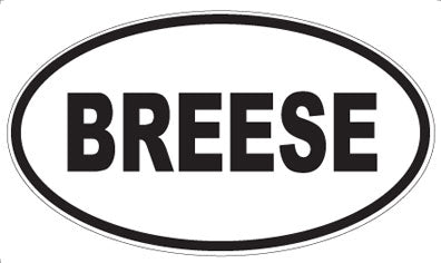 BREESE - Oval Magnet