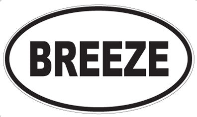 BREEZE - Oval Magnet