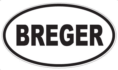 BREGER - Oval Magnet