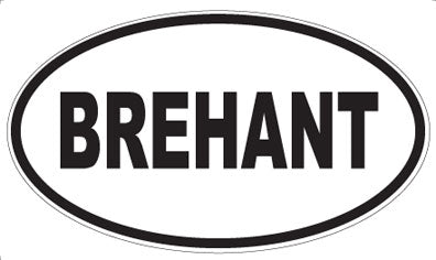 BREHANT - Oval Magnet