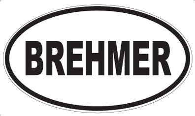 BREHMER - Oval Magnet