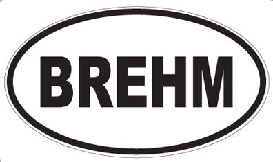 BREHM - Oval Magnet
