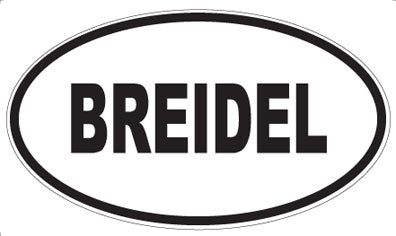 BREIDEL - Oval Magnet