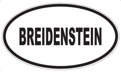 BREIDENSTEIN - Oval Magnet