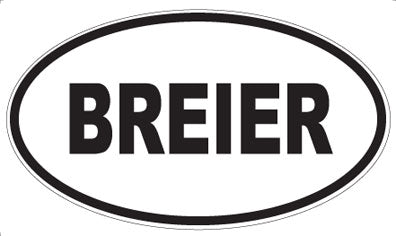 BREIER - Oval Magnet