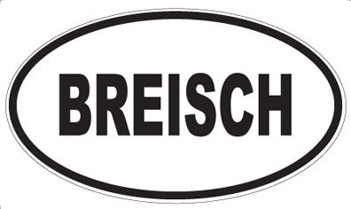 BREISCH - Oval Magnet