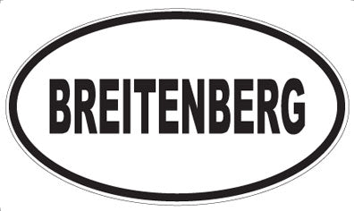 BREITENBERG - Oval Magnet