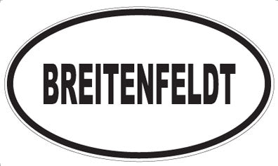 BREITENFELDT - Oval Magnet