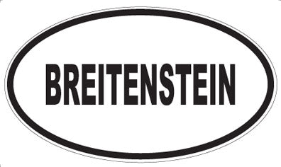 BREITENSTEIN - Oval Magnet