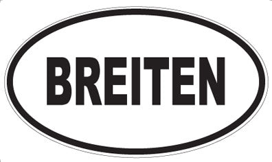 BREITEN - Oval Magnet