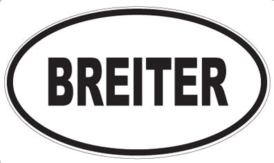 BREITER - Oval Magnet