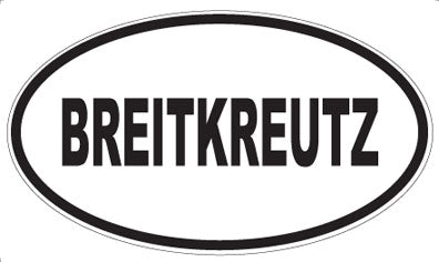 BREITKREUTZ - Oval Magnet