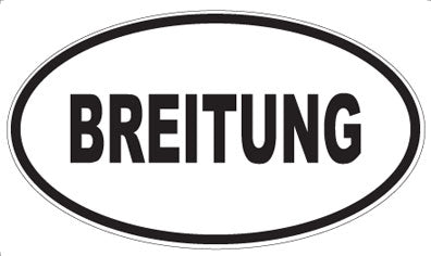 BREITUNG - Oval Magnet
