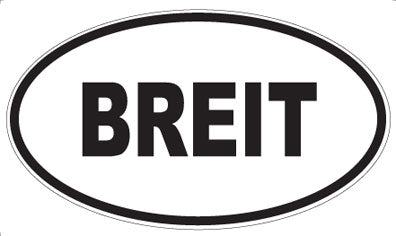BREIT - Oval Magnet