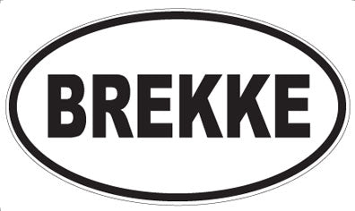 BREKKE - Oval Magnet