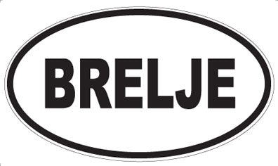 BRELJE - Oval Magnet
