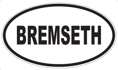 BREMSETH - Oval Magnet
