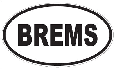 BREMS - Oval Magnet