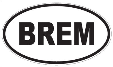 BREM - Oval Magnet