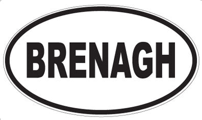 BRENAGH - Oval Magnet