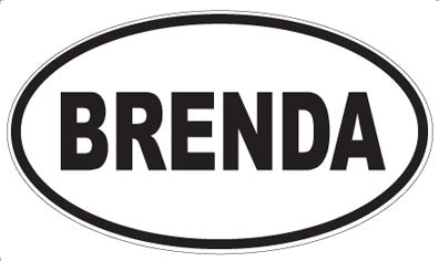 BRENDA - Oval Magnet