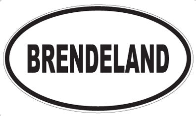 BRENDELAND - Oval Magnet