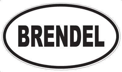 BRENDEL - Oval Magnet