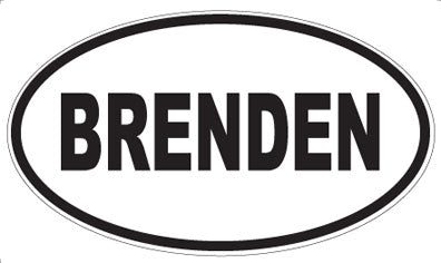 BRENDEN - Oval Magnet
