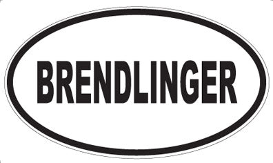 BRENDLINGER - Oval Magnet