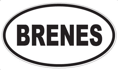 BRENES - Oval Magnet
