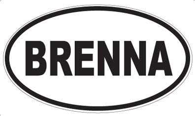 BRENNA - Oval Magnet