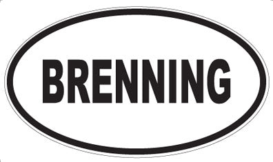 BRENNING - Oval Magnet