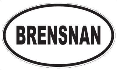 BRENSNAN - Oval Magnet