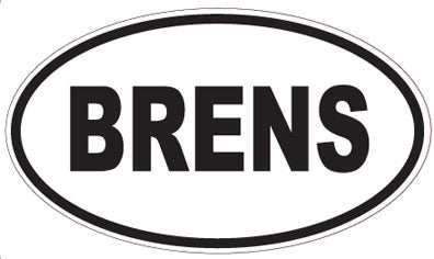 BRENS - Oval Magnet