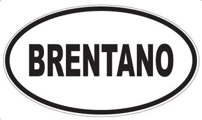 BRENTANO - Oval Magnet