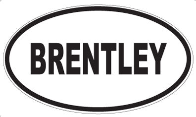 BRENTLEY - Oval Magnet