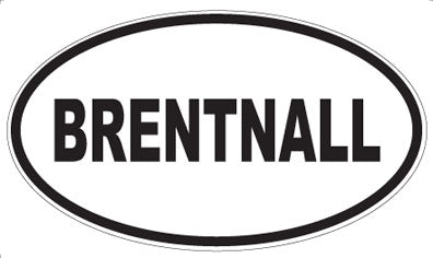 BRENTNALL - Oval Magnet