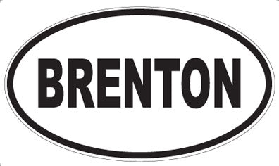 BRENTON - Oval Magnet