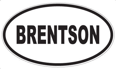 BRENTSON - Oval Magnet