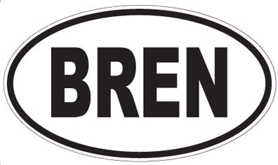 BREN - Oval Sticker