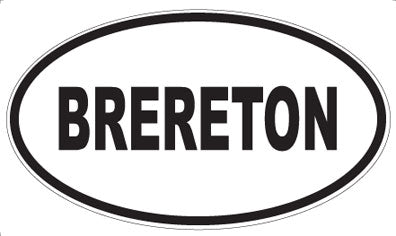 BRERETON - Oval Magnet