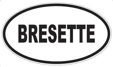 BRESETTE - Oval Magnet