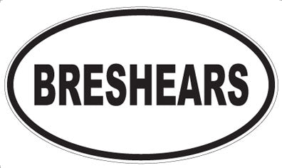 BRESHEARS - Oval Magnet