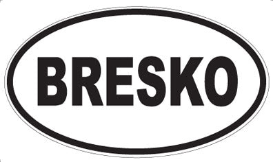 BRESKO - Oval Magnet