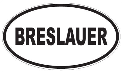 BRESLAUER - Oval Magnet