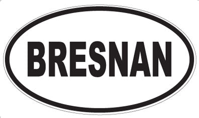 BRESNAN - Oval Magnet