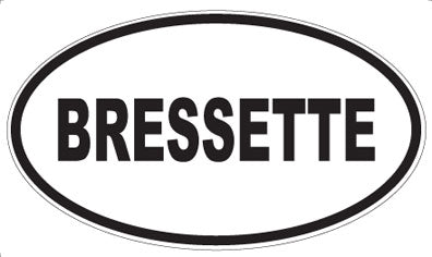 BRESSETTE - Oval Magnet