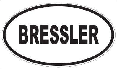 BRESSLER - Oval Magnet