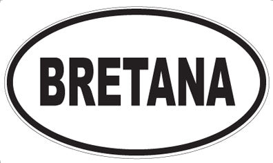 BRETANA - Oval Magnet