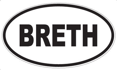 BRETH - Oval Magnet